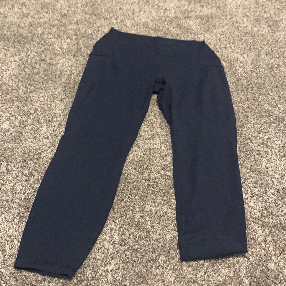 Navy full link high waisted leggings